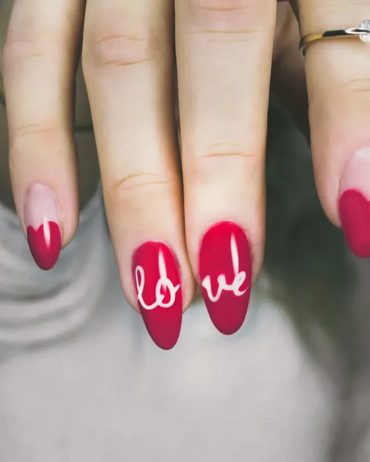 Mẫu nail sơn gel một màu